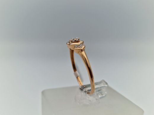 Золотое кольцо, 1.33 г, разм. 17