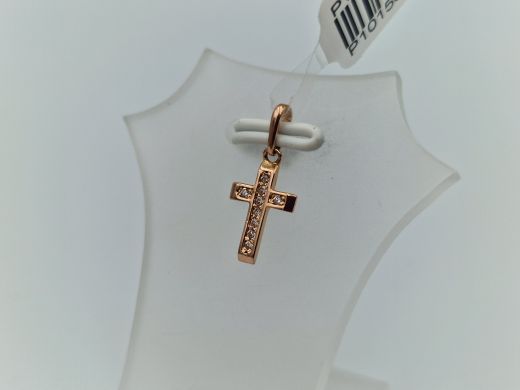 Золотой кулон с цирконом, 0.39 г