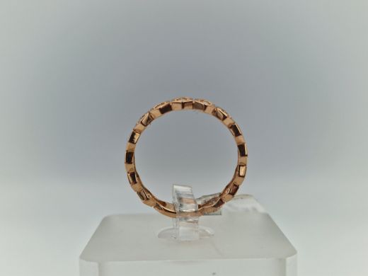 Zelta gredzens ar cirkoniju, 1.93 g, izm. 17