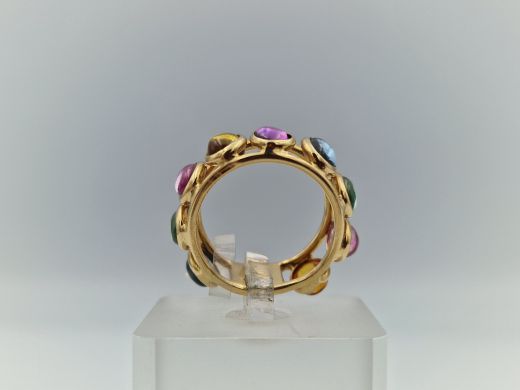 Золотое кольцо с цирконом, 6.36 г