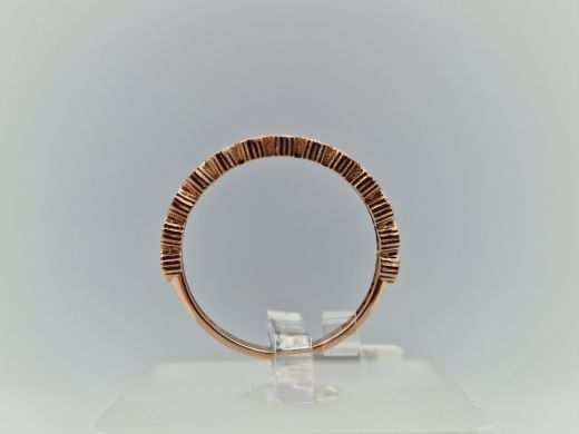 Zelta gredzens ar cirkoniju, 1.59 g, izm. 17.5