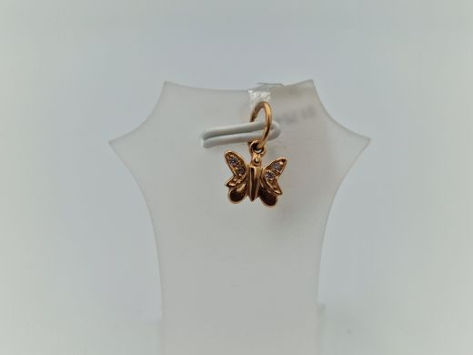 Zelta kulons ar cirkoniju, 0.69 g