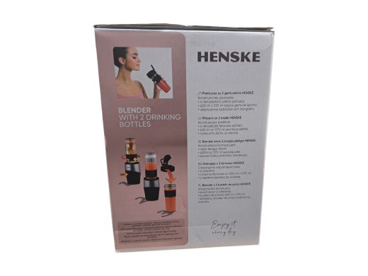 henske Blender With 2 Drinking Bottles