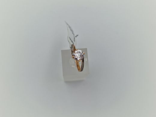 Zelta gredzens ar cirkoniju, 2 g