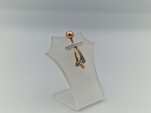 Золотой кулон с бриллиантом, 1.15 г