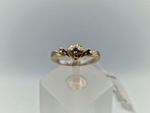 Zelta gredzens ar cirkoniju, 3.02 g, izm. 15.5