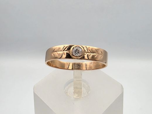 Zelta gredzens, 2.08 g, izm. 18