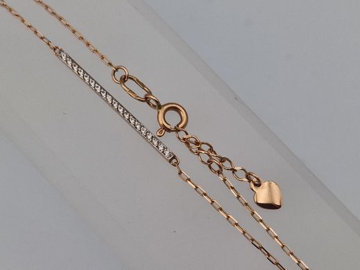 Zelta rokassprādze, 1.21 g, izm. 19