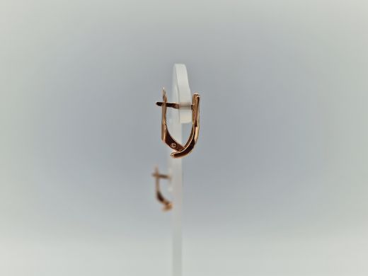 Zelta auskari ar cirkoniju, 2.43 g