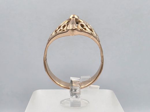 Gold ring, 4.45 g, size 18.5