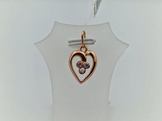 Zelta kulons ar cirkoniju, 1.15 g