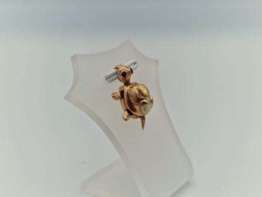 Zelta kulons ar cirkoniju, 2.34 g