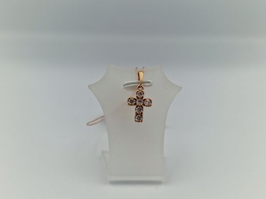 Zelta kulons ar cirkoniju, 1.17 g