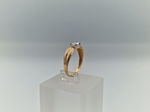 Zelta gredzens, 1.61 g, izm. 17