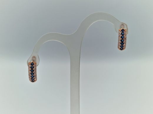 Zelta auskari ar cirkoniju, 1.31 g