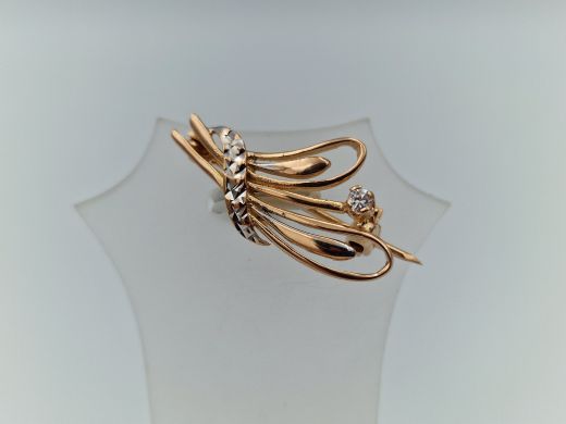 Aukso segė su cirkonisu, 2.28 g