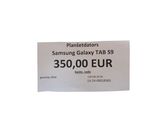 Samsung Galaxy Tab S9 128 gb