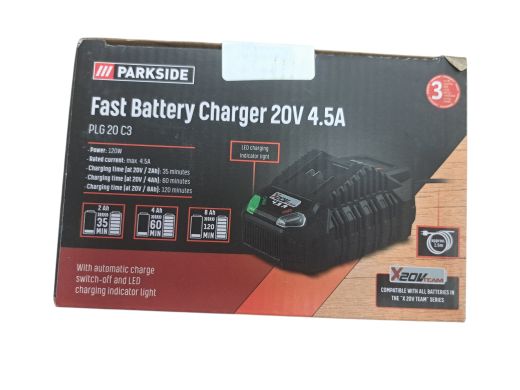 parkside fast battery 20v 4.5 