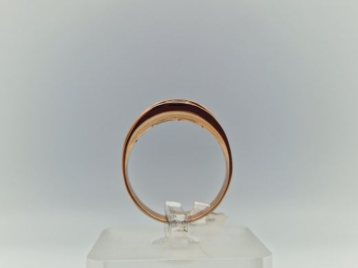 Zelta gredzens ar cirkoniju, 3.03 g, izm. 19