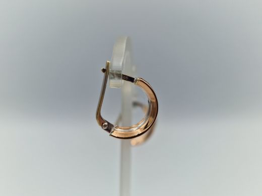 Zelta auskari ar cirkoniju, 2.44 g