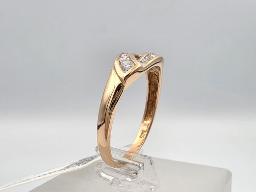 Gold ring, 2.33 g, size 19