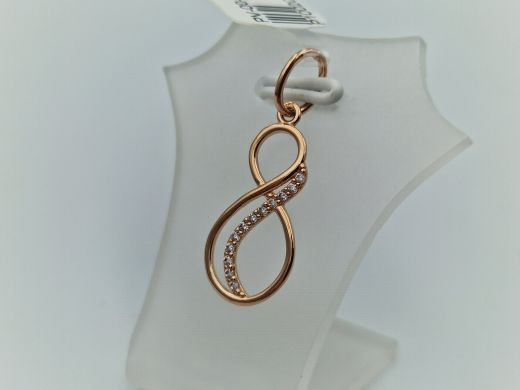 Zelta kulons ar cirkoniju, 0.84 g