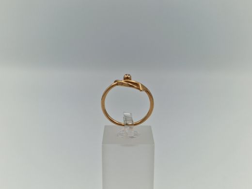 Zelta gredzens ar cirkoniju, 1.78 g