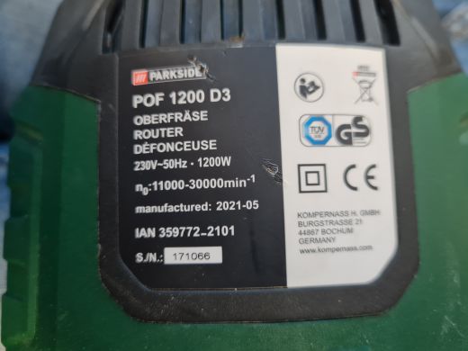 Parkside Pof 1200 D3