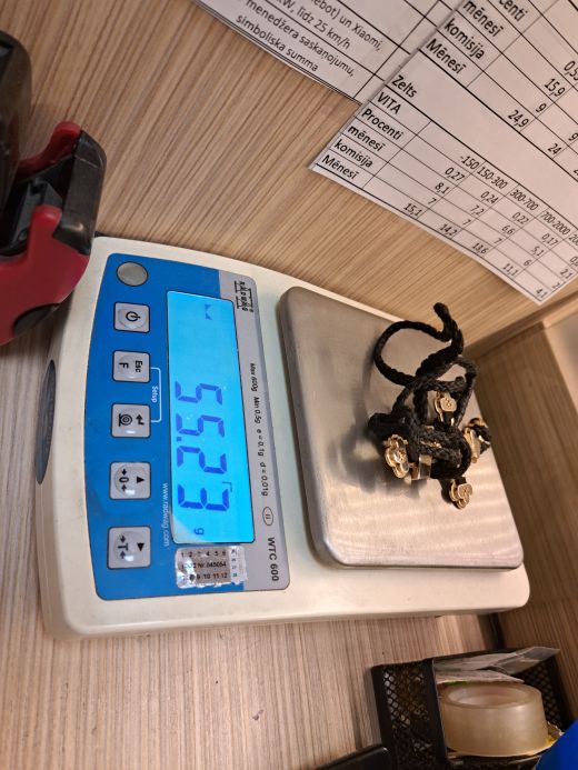 Zelta krusts ar halcedonu, 48.89 g