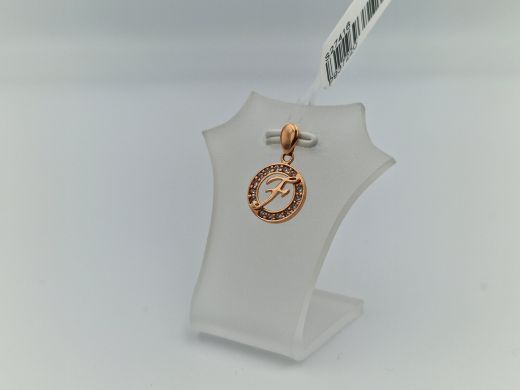 Zelta kulons ar cirkoniju, 0.87 g