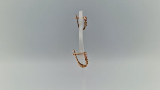 Zelta auskari ar cirkoniju, 2.51 g