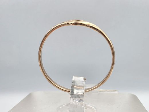 Aukso žiedas su cirkonisu, 0.83 g, dydis 17
