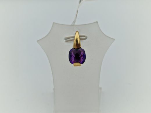 Zelta kulons ar cirkoniju, 1.26 g