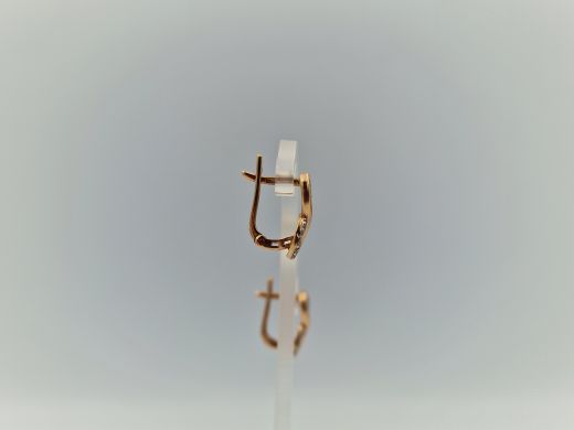 Zelta auskari ar cirkoniju, 2.54 g