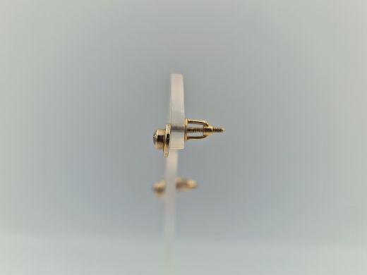 Zelta auskari ar cirkoniju, 1.96 g