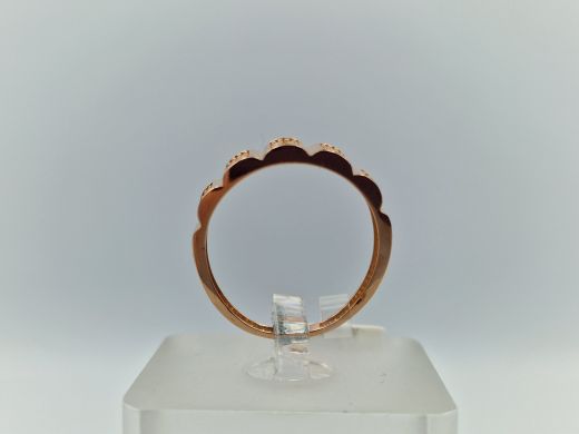 Zelta gredzens ar cirkoniju, 1.93 g, izm. 17.5