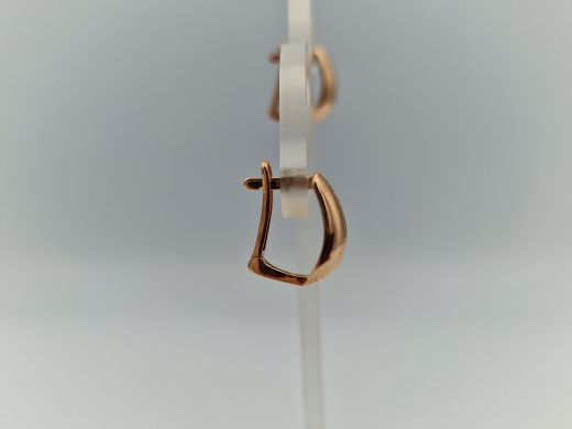 Zelta auskari ar cirkoniju, 2.1 g