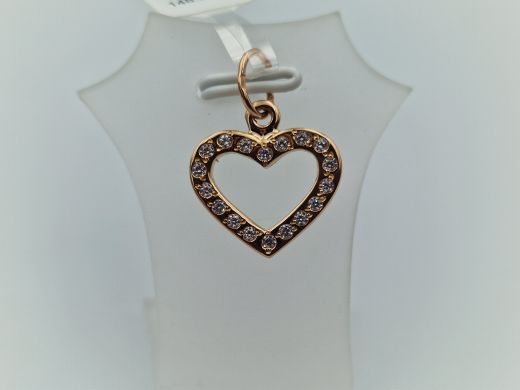 Zelta kulons ar cirkoniju, 1.85 g