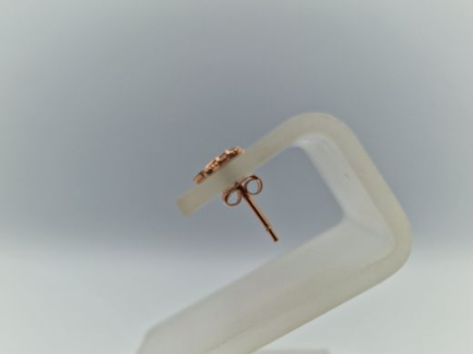 Zelta auskari ar cirkoniju, 0.56 g