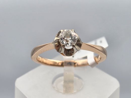Gold ring, 2.55 g, size 16.5