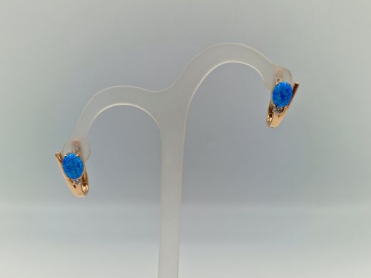 Zelta auskari ar cirkoniju, 5.07 g