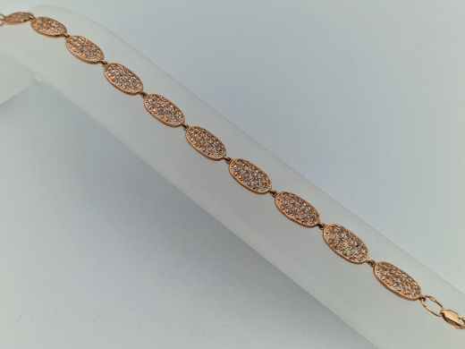 Zelta rokassprādze, 8.37 g, izm. 20