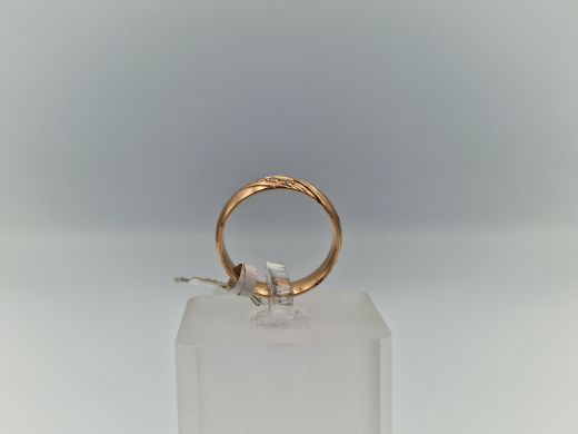 Золотое кольцо с бриллиантом, 3.9 г, разм. 17