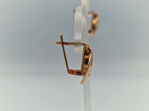 Zelta auskari ar cirkoniju, 3.03 g