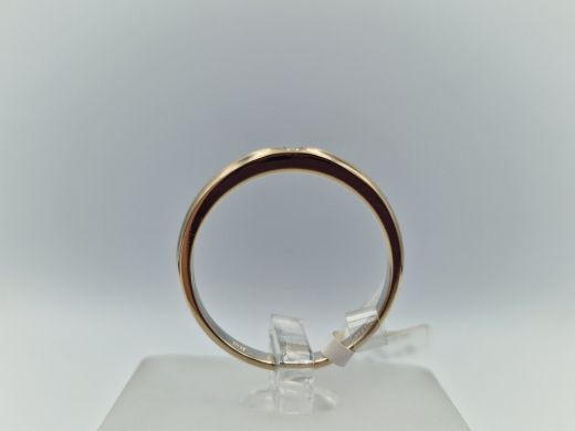 Zelta gredzens ar briljantu, 3.23 g, izm. 18.5