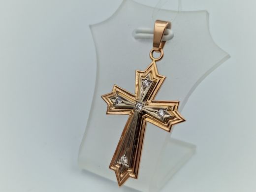 Zelta kulons ar cirkoniju, 4.3 g