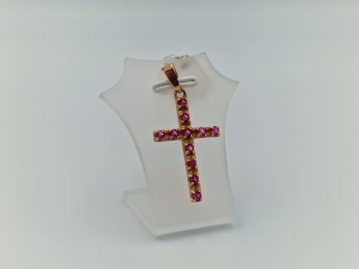 Zelta kulons ar koraļļi, 2.51 g