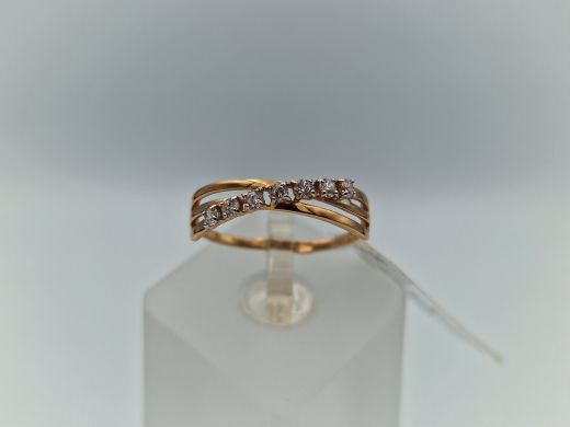 Zelta gredzens, 1.29 g, izm. 18