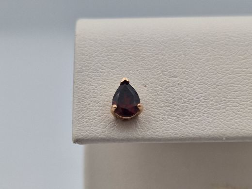 Zelta auskari ar cirkoniju, 0.98 g