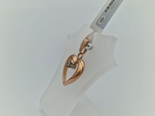 Золотой кулон с бриллиантом, 1.74 г